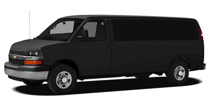 2010 Chevrolet Express Passenger Van Front View